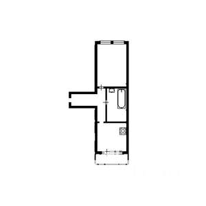1-к квартира, на длительный срок, 43м2, 3/17 этаж