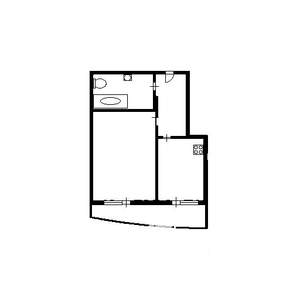 1-к квартира, на длительный срок, 45м2, 15/21 этаж