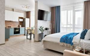 Студия квартира, на длительный срок, 43м2, 9/30 этаж