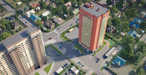 Студия квартира, на длительный срок, 28м2, 10/21 этаж