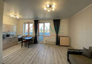 Студия квартира, на длительный срок, 34м2, 7/17 этаж