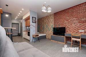 Студия квартира, на длительный срок, 30м2, 21/22 этаж