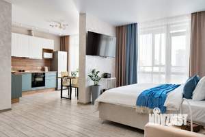 Студия квартира, на длительный срок, 43м2, 9/27 этаж