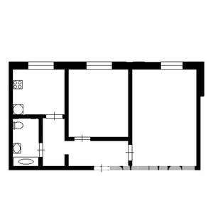 2-к квартира, на длительный срок, 50м2, 7/9 этаж