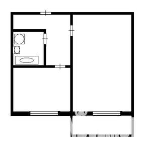 1-к квартира, на длительный срок, 38м2, 3/10 этаж