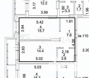 1-к квартира, на длительный срок, 42м2, 7/29 этаж