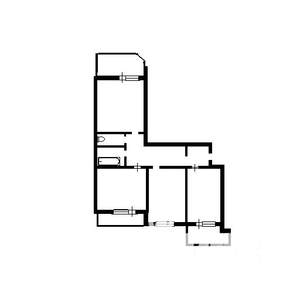 3-к квартира, на длительный срок, 62м2, 16/19 этаж