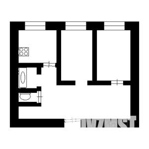 2-к квартира, на длительный срок, 51м2, 10/10 этаж
