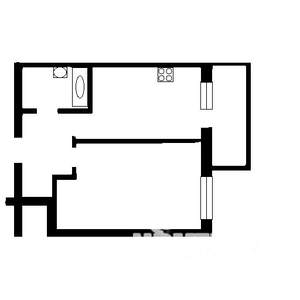 1-к квартира, на длительный срок, 40м2, 10/25 этаж