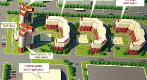 1-к квартира, на длительный срок, 43м2, 7/15 этаж