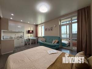 Студия квартира, посуточно, 35м2, 12/25 этаж