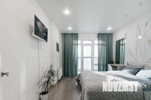 1-к квартира, посуточно, 40м2, 23/25 этаж