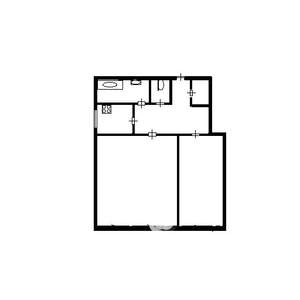 2-к квартира, на длительный срок, 60м2, 1/10 этаж