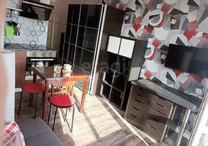 Студия квартира, на длительный срок, 26м2, 13/17 этаж