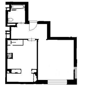 1-к квартира, на длительный срок, 42м2, 6/25 этаж