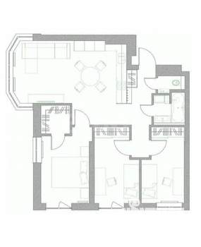 4-к квартира, на длительный срок, 26м2, 24/26 этаж