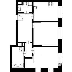 2-к квартира, на длительный срок, 47м2, 4/18 этаж