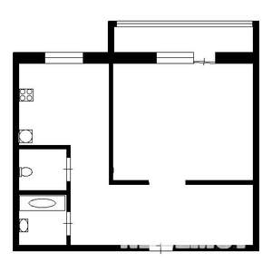 1-к квартира, на длительный срок, 43м2, 8/11 этаж