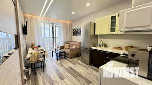 1-к квартира, посуточно, 46м2, 26/30 этаж