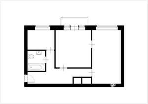 2-к квартира, на длительный срок, 52м2, 3/4 этаж