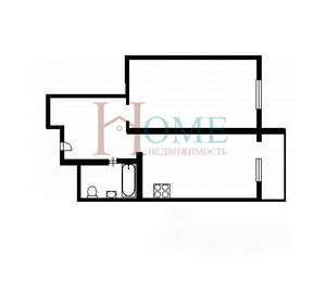 2-к квартира, на длительный срок, 57м2, 4/20 этаж