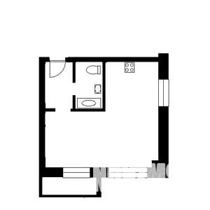 1-к квартира, на длительный срок, 40м2, 1/10 этаж