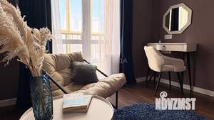 1-к квартира, на длительный срок, 34м2, 15/21 этаж