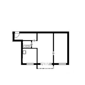 2-к квартира, на длительный срок, 45м2, 5/5 этаж