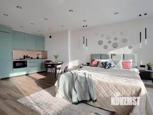 Студия квартира, на длительный срок, 50м2, 11/25 этаж