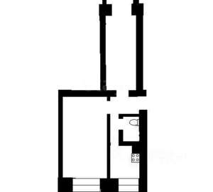 1-к квартира, на длительный срок, 31м2, 5/5 этаж