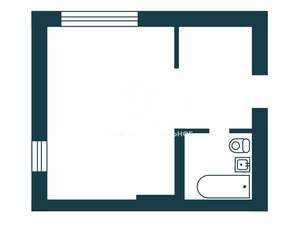 Студия квартира, на длительный срок, 23м2, 6/19 этаж