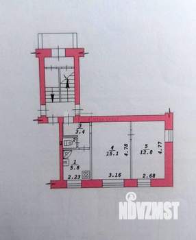 2-к квартира, на длительный срок, 40м2, 1/2 этаж