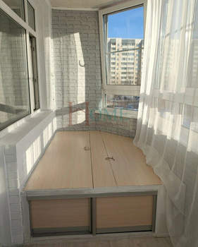 Студия квартира, на длительный срок, 30м2, 3/16 этаж