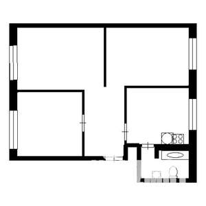 3-к квартира, на длительный срок, 68м2, 1/9 этаж