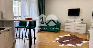 Студия квартира, на длительный срок, 34м2, 7/17 этаж