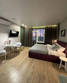 Студия квартира, на длительный срок, 30м2, 15/25 этаж