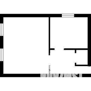 1-к квартира, на длительный срок, 30м2, 6/7 этаж