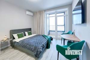 Студия квартира, посуточно, 24м2, 6/19 этаж