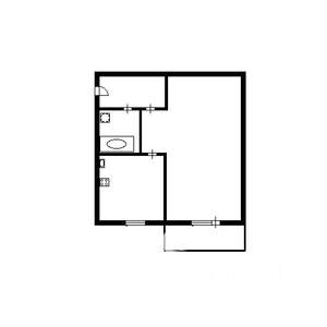 2-к квартира, на длительный срок, 45м2, 2/4 этаж