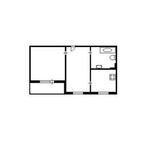 2-к квартира, на длительный срок, 52м2, 8/10 этаж
