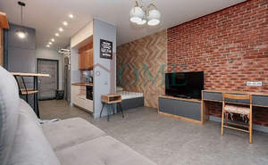 Студия квартира, на длительный срок, 30м2, 21/22 этаж