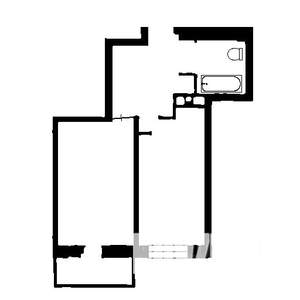 2-к квартира, на длительный срок, 39м2, 21/27 этаж