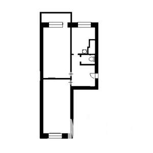 2-к квартира, на длительный срок, 55м2, 2/5 этаж