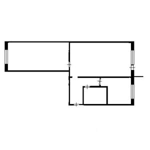 2-к квартира, на длительный срок, 47м2, 4/5 этаж