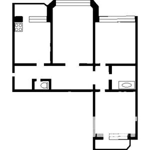 3-к квартира, на длительный срок, 62м2, 7/9 этаж
