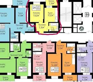 1-к квартира, на длительный срок, 32м2, 19/25 этаж