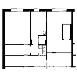 1-к квартира, на длительный срок, 54м2, 4/10 этаж