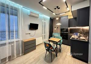 Студия квартира, на длительный срок, 41м2, 23/25 этаж