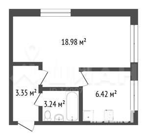 2-к квартира, на длительный срок, 48м2, 3/5 этаж