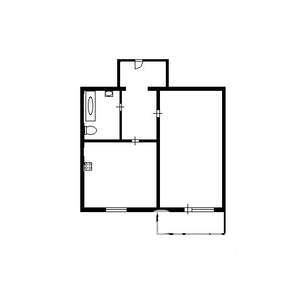 1-к квартира, на длительный срок, 38м2, 10/10 этаж